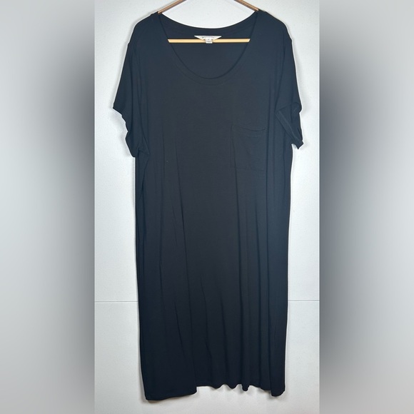 Stitch Fix Market & Spruce Black T-Shirt Dress. Size 2X - Picture 1 of 5